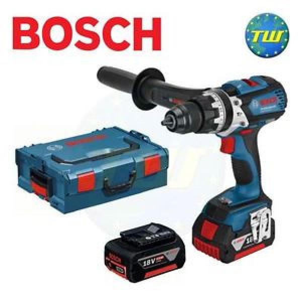 Bosch GSB18VE-EC Heavy Duty BRUSHLESS Combi Drill &amp; 2x 5.0Ah Batteries + L-Boxx #1 image