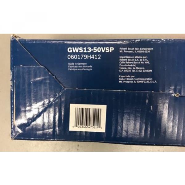 New Bosch 5-Inch Variable Speed Angle Grinder  GWS13-50VSP-Factory New, Sealed #3 image