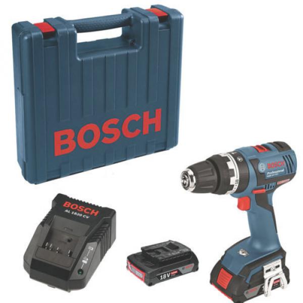 Bosch GSB 18V-EC 18V 2.0Ah Li-Ion Brushless Cordless Combi Drill #2 image