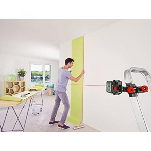 Bosch Quigo Cross Line Laser Level Self Levelling Compact New Mm1 Wall Mount #4 image