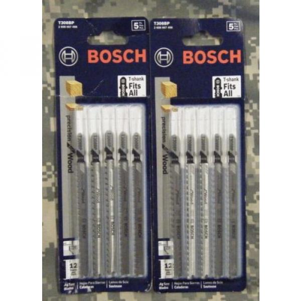 BOSCH-T308BP 5 Pc. 3-1/2 In. 12 TPI Precision for Wood High Carbon Steel Jig #1 image
