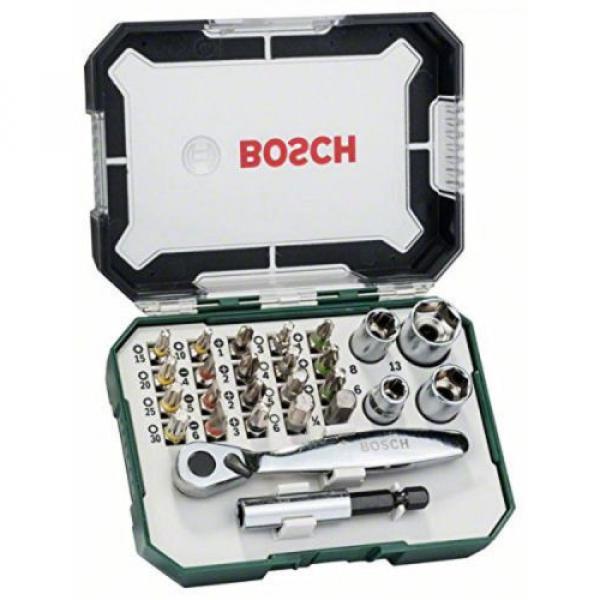 Bosch Screwdriver Bit and Ratchet Set,Storage Box Magnetic Quick-Change 26-Piece #1 image