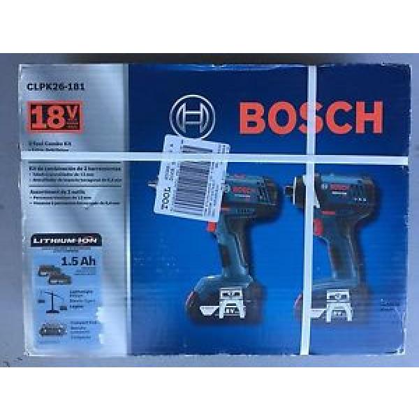 Bosch CLPK26-181 Two Tool Combo Kit 18v Drill &amp; Driver #1 image