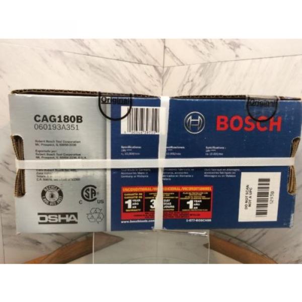 Bosch 18V 18 Volt Lithium Ion Cordless 4 1/2&#034; Angle Grinder CAG180 CAG180B NEW #4 image