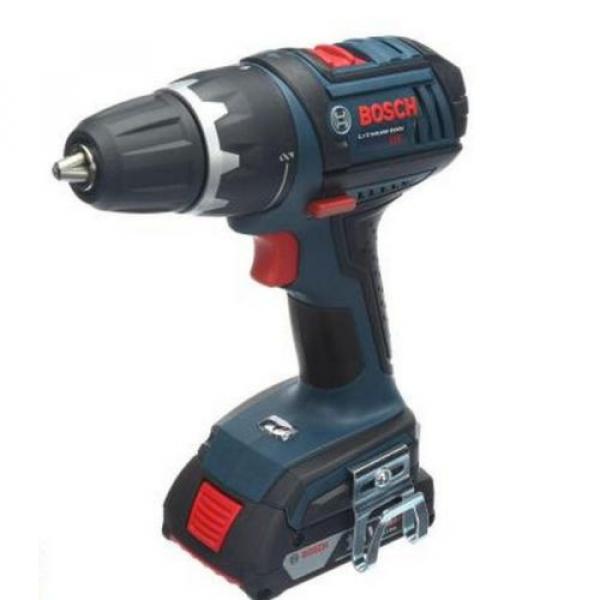 Bosch 18 Volt Compact Drill Driver Impact Tool Kit, Battery Charger Li Cordless #2 image