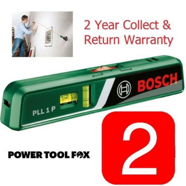 2 x  Bosch PLL 1 P Laser Spirit Levels 0603663300 3165140710862 &#039; #1 image