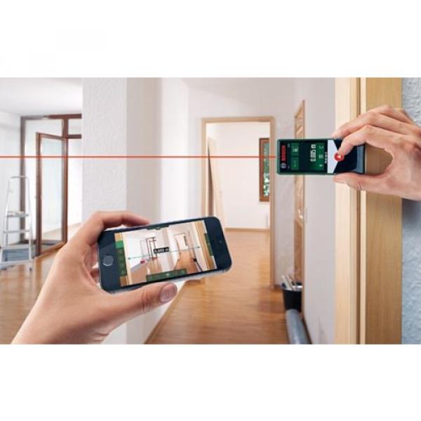 Bosch Range Finder PLR50-C Touch Screen Laser Measuring App Distance Area Volume #8 image