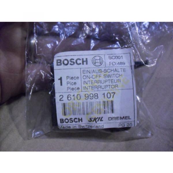Bosch Switch # 2-610-998-107 For Model 1030VSR,1034VSR &amp; 1011VSR Drills #1 image