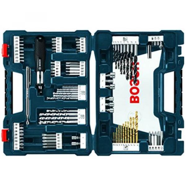 New Bosch MS4091 Drill and Drive Multi Bit Set, 91 Piece + Ratchet &amp; Tough Case #1 image