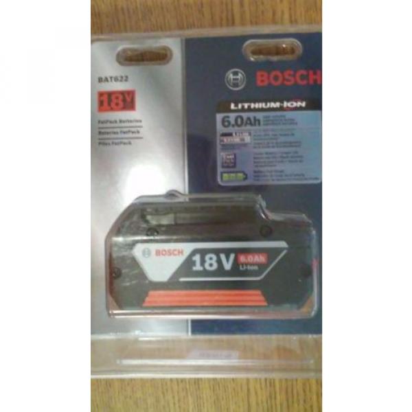 New Bosch 18-Volt 6-Amp Hours Lithium Power Tool Battery Model BAT622 #1 image