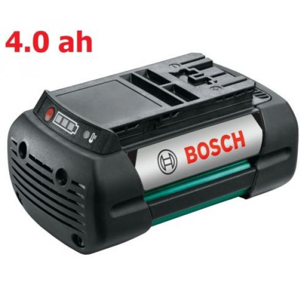 Bosch Rotak Lawnmower 4.0ah 36 volt Lithium-ion Battery 2607336633 F016800346# #1 image