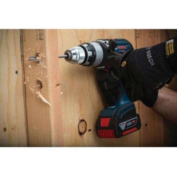 Bosch Lithium-Ion 1/2 Hammer Drill Concrete Driver Kit Cordless Tool 18-Volt NEW #6 image