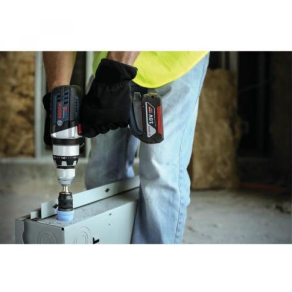 Bosch Lithium-Ion 1/2 Hammer Drill Concrete Driver Kit Cordless Tool 18-Volt NEW #4 image