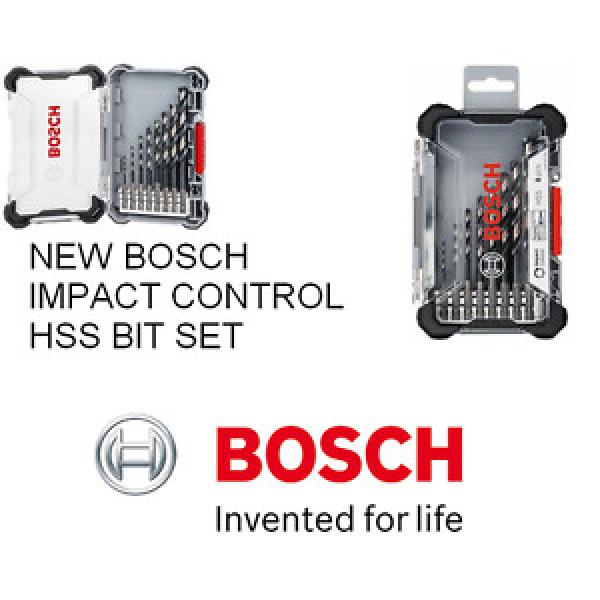 Bosch 8pcs IMPACT CONTROL HSS METAL 1/4 HEX DRILL BIT SET - IMPACT DRIVER #1 image
