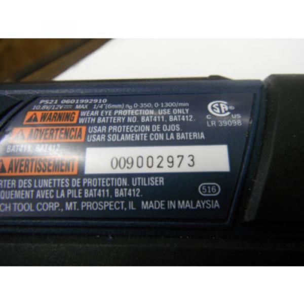 Bosch  ps21 12 Volt MAX Lithium Cordless Drill Pocket Driver #6 image