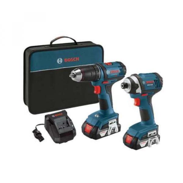 Bosch Compact 18V Cordless Lithium-Ion Drill &amp; Impact Driver Combo Refurbished #1 image
