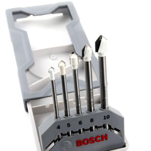 New Bosch CYL-9 Ceramic Tile Drill Bit Set 5Piece Glass Tools Accessories Bits #2 image