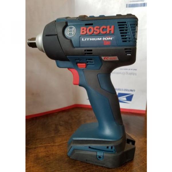 Bosch 18V Cordless Li-Ion 1/2&#034; Brushless Impact Wrench IWMH182B BUNDLE #5 image