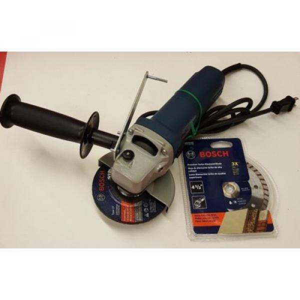 BOSCH 1375A GRINDER WITH ABBRASIVE DISC AND A FREE DIAMOND BLADE  &#039;NEW IN BOX&#039; #2 image
