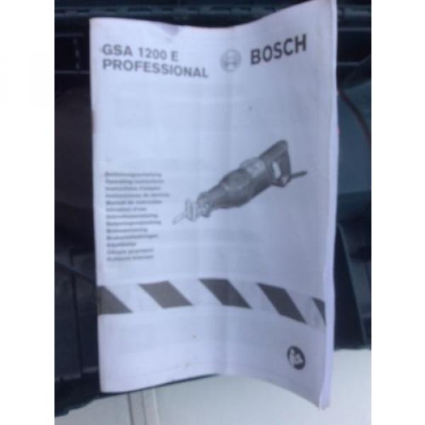Bosch Gsa 1200E Sabre Saw Reciprocating Saw In Great Order 110V Have A Look #5 image