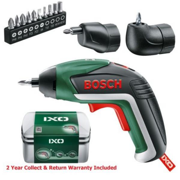 FULL SET Bosch IXO 5 Lithium ION Cordless Screwdriver 06039A8072 3165140800051 &#039; #1 image