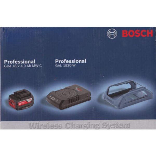 Bosch Set WIRELESS batteria 18V 4 Ah + CARICABATTERIE WIRELESS GAL 1830 W boch #1 image
