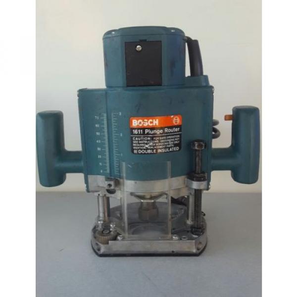 BOSCH – 1611 1/2″ PLUNGE ROUTER #1 image