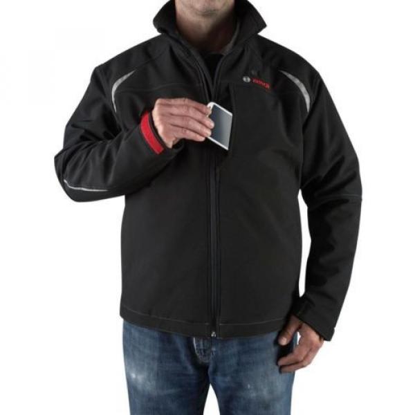 Men&#039;s Black Heated Jacket Kit 12 Volt Lithium-Ion Cordless Compact Jobsite Radio #10 image
