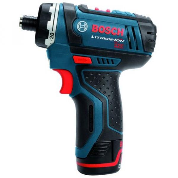 Cordless Lithium-Ion 2-Speed Pocket Drill Driver Kit Bosch PS21-2A 12-Volt Max #4 image