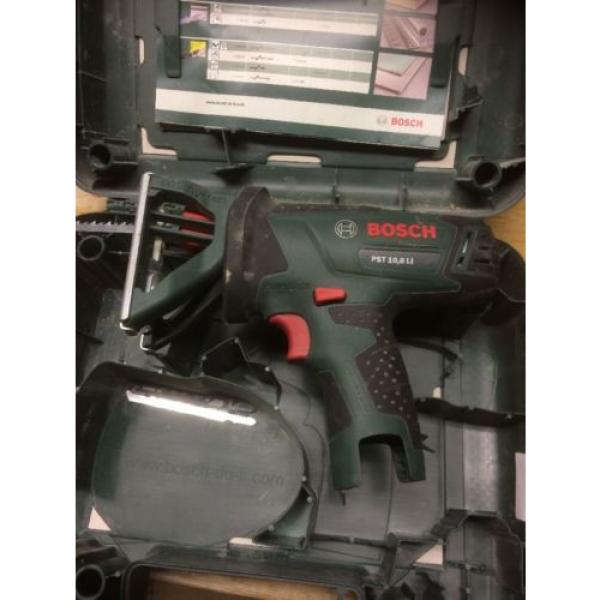 Bosch PST 10.8 Li Bare Unit With Case And Spare Blades. Jigsaw. #8 image