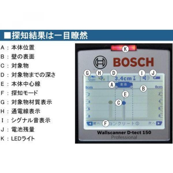 BOSCH (Bosch) Wall scanner (concrete finder) D-TECT150CNT [Genuine] #4 image