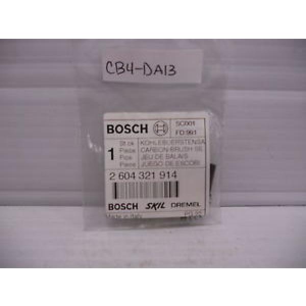 Bosch Carbon Brush Set Part Number: 2604321914  2 Sets (CB4-DA13-2) #1 image