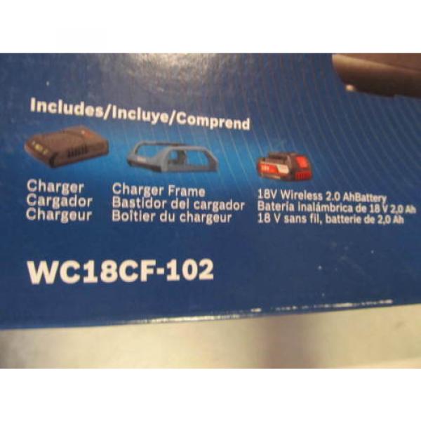 Bosch Tools 18V Wireless Charging Starter Kit w/ BATTERY &amp; Frame WC18CF-102 NEW #9 image