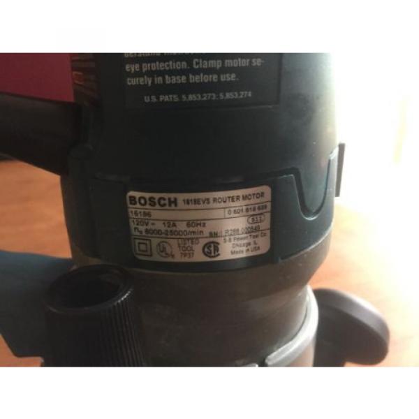 Bosch 1618EVS D-Handle Router, 2HP, Made in USA #3 image