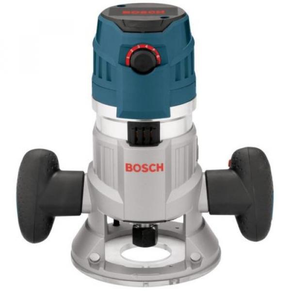 BOSCH Corded Electronic Fixed Base Router Kit NEW Excellent Woodworking Routing #2 image