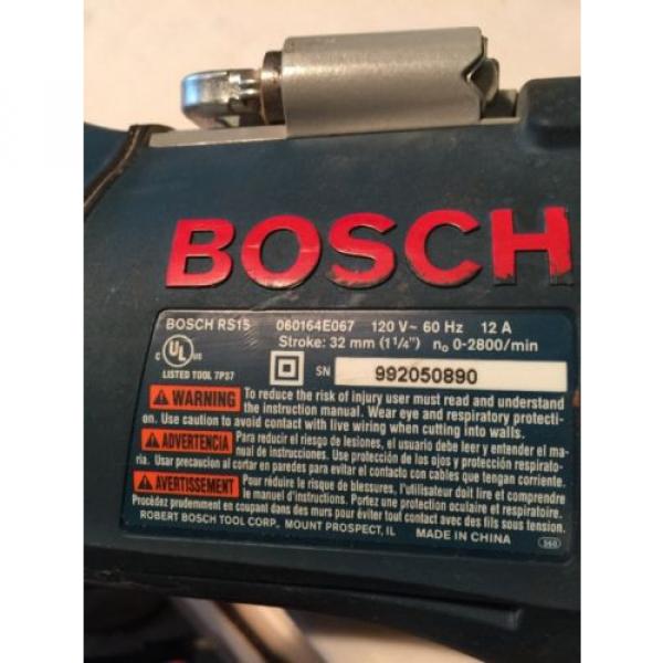 Bosch RS15 Reciprocating Saw 32mm (1 1/4&#034;)  w/ case - Electric - L@@K #3 image