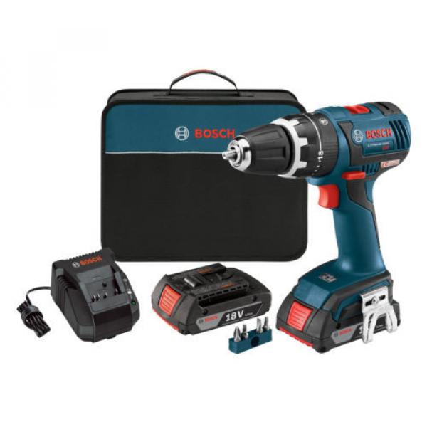 Bosch HDS182-02 18V Brushless 1/2in Compact Tough Hammer Drill/Driver Kit #1 image