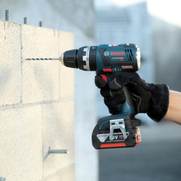 Bosch HDS182-02 18V Brushless 1/2in Compact Tough Hammer Drill/Driver Kit #3 image