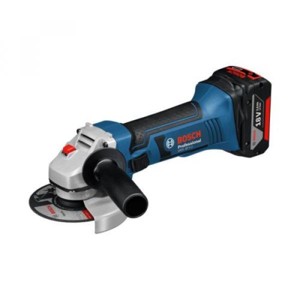 Bosch Professional GWS 18 V-LI Cordless Angle Grinder with Two 18 V 4.0 Ah #1 image