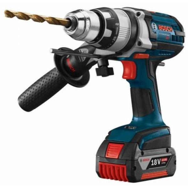 Bosch Lithium-Ion 1/2 Hammer Drill Concrete Driver Kit Cordless Tool 18-Volt NEW #2 image