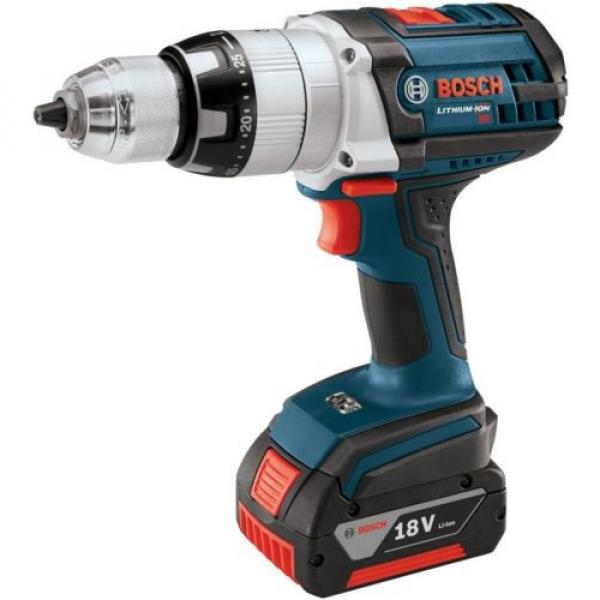 Bosch Lithium-Ion 1/2 Hammer Drill Concrete Driver Kit Cordless Tool 18-Volt NEW #7 image