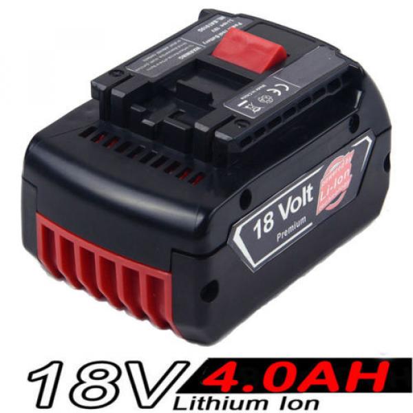 18V 4.0AH Li-ion Battery For Bosch BAT609 BAT618 17618 25618-01 2 607 336 091 #1 image