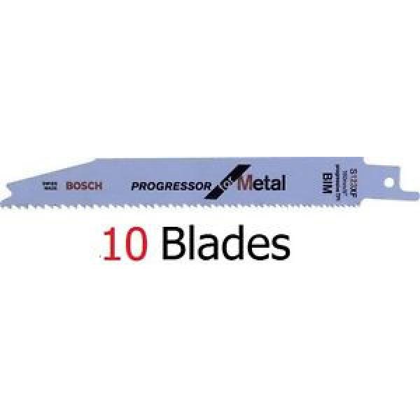 10 x Genuine BOSCH S123XF Sabre Saw Blades for Metal BIM 2608654402 - 1410 #1 image