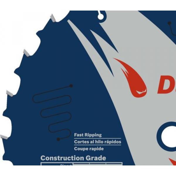 Bosch DCB1024 Daredevil 10-Inch 24-Tooth Fast Ripping Circular Saw Blade #2 image
