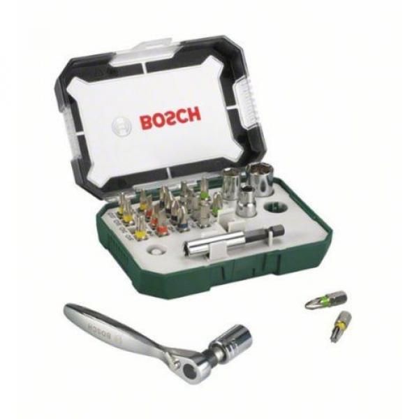 Bosch Screwdriver Bit and Ratchet Set 26 Pieces NEW #1 image
