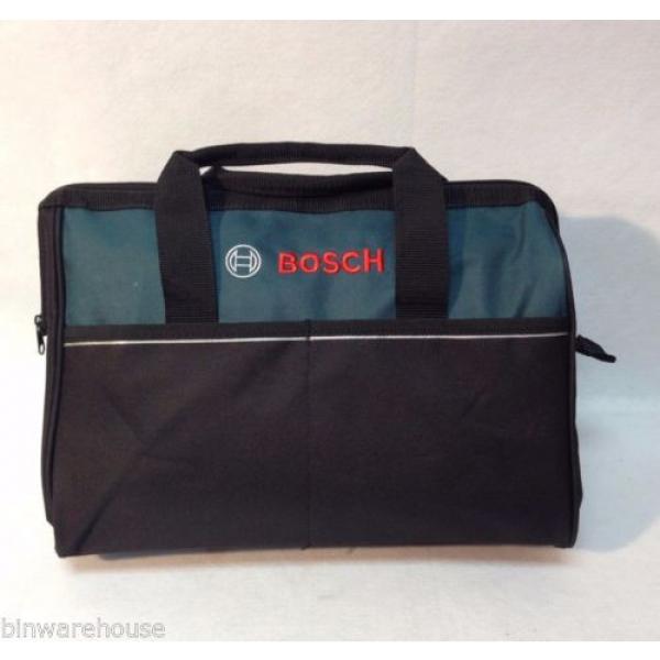 New 2 Bosch 16&#034; Canvas Carring Tool Bag  2610023279 18v Tools 2 Outside Pocket #5 image