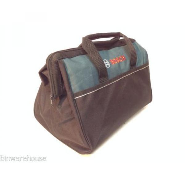 New 4 Bosch 16&#034; Canvas Carring Tool Bag  2610023279 18v Tools 2 Outside Pocket #3 image