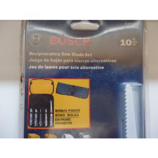 BOSCH RECIPROCATING SAW BLADE SET - BONUS POUCH - NEW IN PACK #2 image