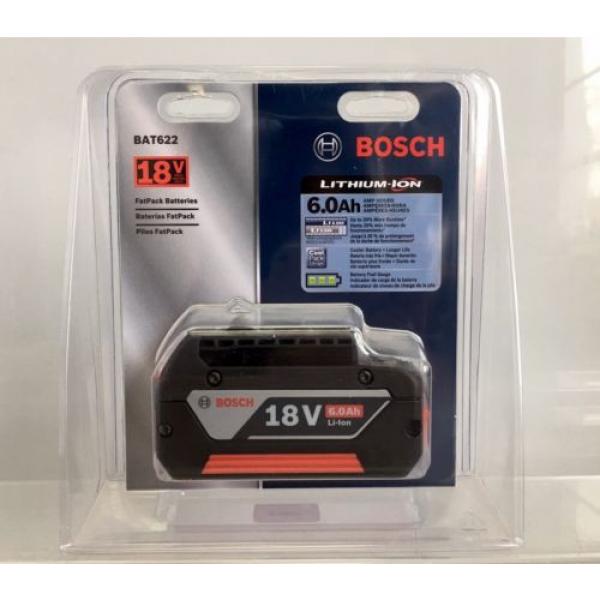 Bosch BAT622 (18V/ 6.0Ah) Lithium-Ion FatPack Battery Power Tools High Capacity #1 image