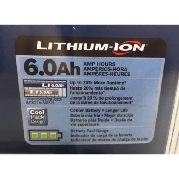 Bosch BAT622 (18V/ 6.0Ah) Lithium-Ion FatPack Battery Power Tools High Capacity #3 image